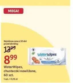 Rossmann Chusteczki nawilżane czystą wodą Waterwipes oferta