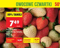 Biedronka Truskawka czerwona i biała oferta