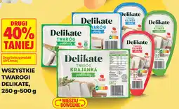 Biedronka WSZYSTKIE TWAROGI DELIKATE, 250 g-500 g oferta