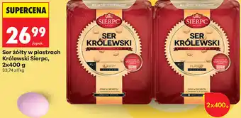 Biedronka Ser żółty w plastrach Królewski Sierpc oferta