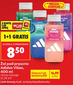 Biedronka Źel pod prysznic Adidas Vibes oferta