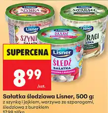Biedronka Sałatka śledziowa Lisner oferta