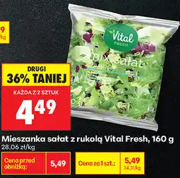 Biedronka Mieszanka sałat z rukolą Vital Fresh oferta
