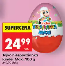 Biedronka Jajko niespodzianka Kinder Maxi oferta