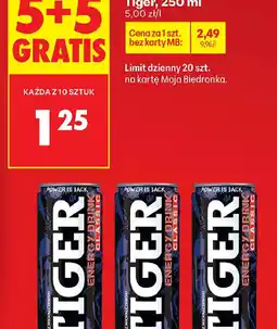 Biedronka Napój energetyczny Tiger oferta