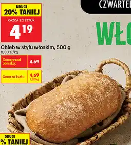 Biedronka Chleb w stylu włoskim oferta