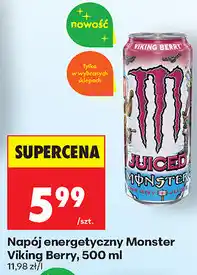 Biedronka Napój energetyczny Monster Viking Berry oferta