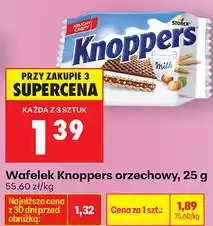 Biedronka Wafelek Knoppers orzechowy oferta
