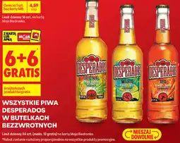 Biedronka Wszystkie piwa Desperados w butelkach bezzwrotnych oferta