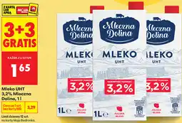 Biedronka Mleko UHT 3,2% Mleczna Dolina oferta
