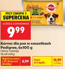 Biedronka Karma dla psa w saszetkach Pedigree oferta