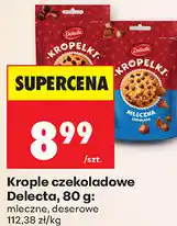 Biedronka Krople czekoladowe Delecta oferta