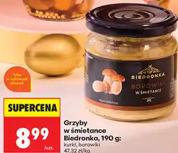 Biedronka Grzyby w śmietanie Biedronka oferta