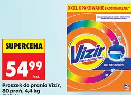 Biedronka Proszek do prania Vizir, 80 prań oferta
