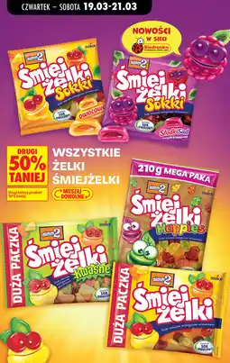 Biedronka WSZYSTKIE ŻELKI ŚMIEJŻELKI oferta