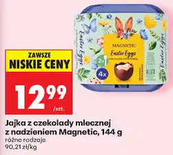 Biedronka Jajka z czekolady mlecznej z nadzieniem Magnetic oferta