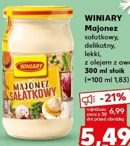 Kaufland WINIARY Majonez sałatkowy, delikatny, lekki, z olejem z awokado oferta