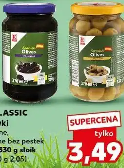 Kaufland K-CLASSIC Oliwki zielone, czarne bez pestek oferta
