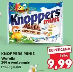 Kaufland KNOPPERS MINIS Wafelki oferta