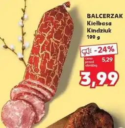 Kaufland BALCERZAK Kiełbasa Kindziuk oferta
