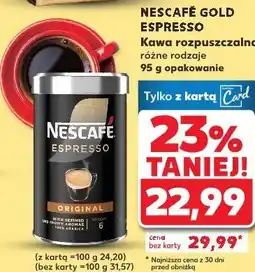 Kaufland NESCAFÉ GOLD ESPRESSO Kawa rozpuszczalna oferta