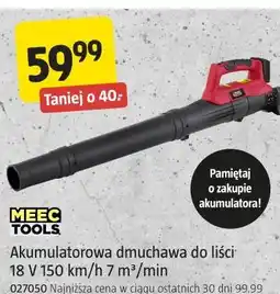 Jula Akumulatorowa dmuchawa do liści 18 V 150 km/h 7 m³/min oferta