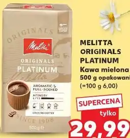 Kaufland MELITTA ORIGINALS PLATINUM Kawa mielona oferta