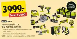 Jula RYOBI ONE+ Zestaw narzędzi 17 el oferta
