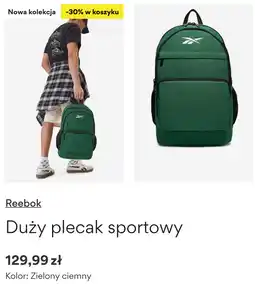 CCC Reebok Duży plecak sportowy oferta