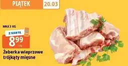 E.Leclerc Żeberka wieprzowe trójkąty oferta