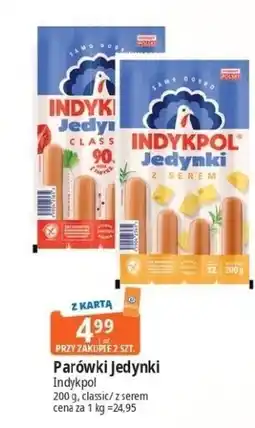 E.Leclerc Parówki z serem Indykpol Jedynki oferta
