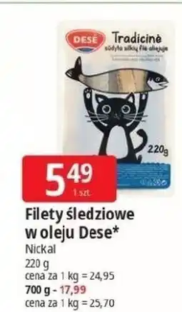 E.Leclerc Śledzie w oleju Dese oferta