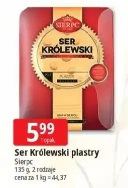 E.Leclerc Ser zółty królewski plastry Sierpc oferta