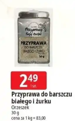 E.Leclerc Przyprawa do barszczu białego i zurku Orzeszek Przyprawy Twojej Kuchni oferta