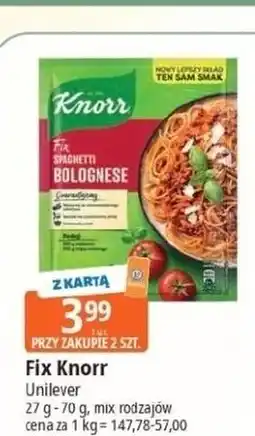 E.Leclerc Spaghetti bolognese Knorr Fix oferta