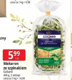 E.Leclerc Makaron ze szpinakiem Goliard oferta