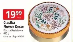 E.Leclerc Ciastka flower decor Poczta Kwiatowa oferta