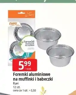 E.Leclerc Foremki aluminiowe do babeczek Ravi oferta