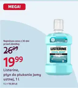 Rossmann Płyn do płukania jamy ustnej Listerine oferta