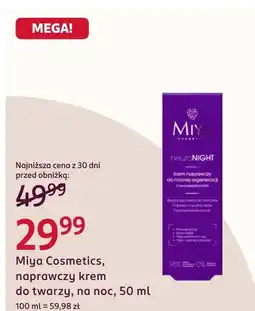 Rossmann Krem na noc Miya Cosmetics oferta