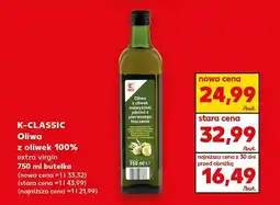 Kaufland Oliwa z oliwek 100% extra virgin oferta