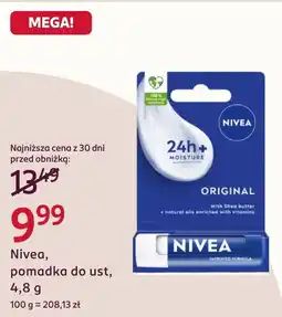Rossmann Pomadka do ust Nivea oferta