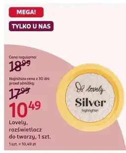 Rossmann Rozświetlacz do twarzy oferta