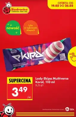 Biedronka Lody Ekipa Multiverse oferta