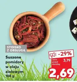 Kaufland Suszone pomidory w oleju ziołowym oferta