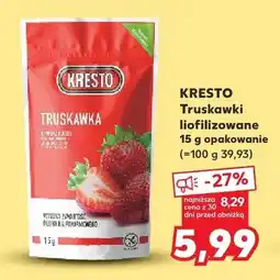 Kaufland Truskawki liofilizowane oferta