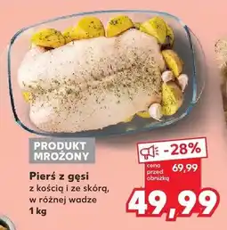 Kaufland Pierś z gęsi z kością i ze skórą, w różnej wadze oferta