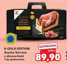 Kaufland Szynka Serrano z akcesoriami oferta