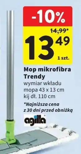 Intermarche Mop płaski z mikrofibry trendy 1 SZT oferta