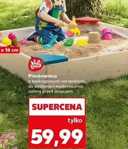 Kaufland Piaskownica z zaokrąglonymi narożnikami oferta